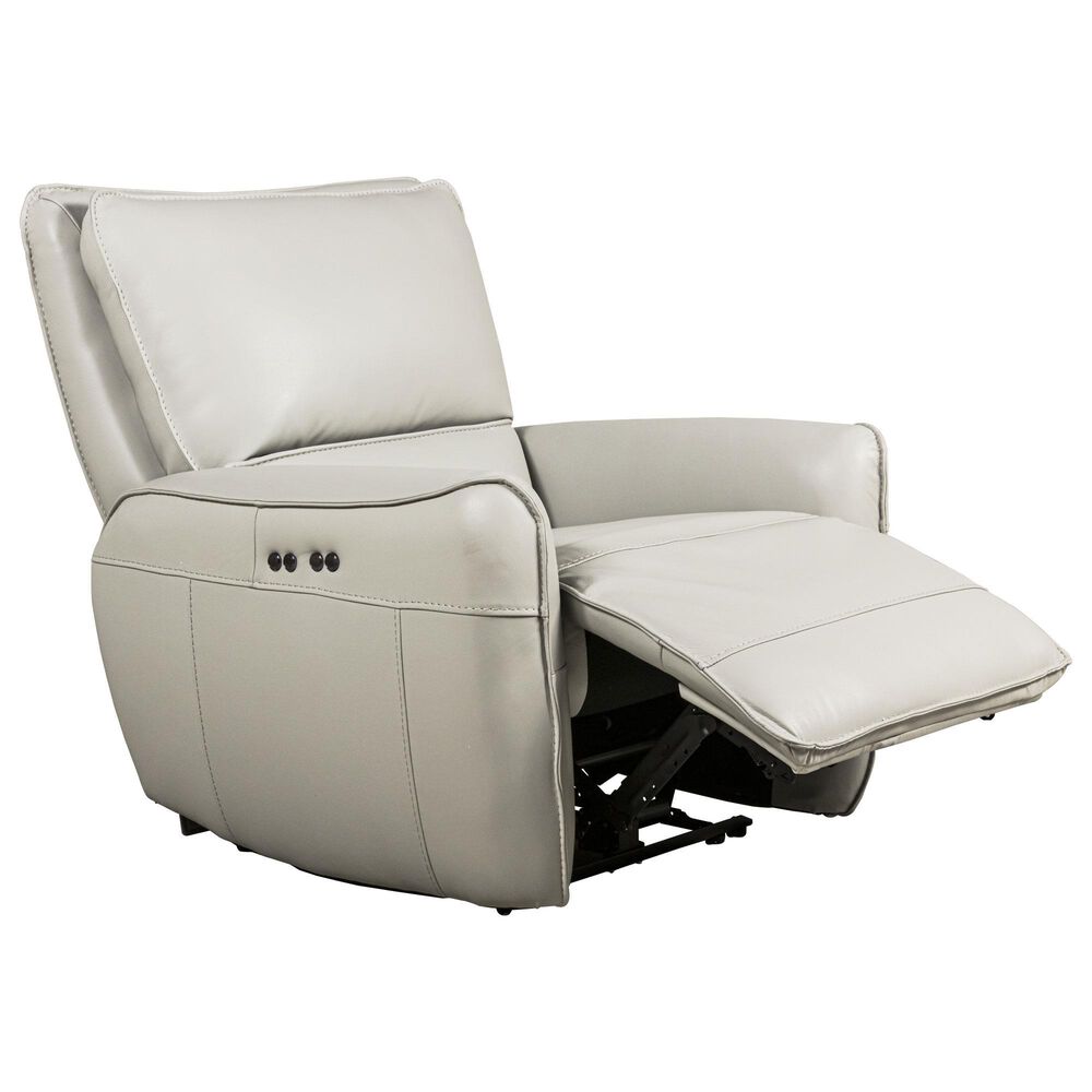 Manwah Home Power Recliner with Power Headrest in Cosmo Fog, , large
