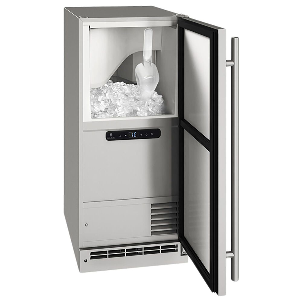 U-Line 15&quot; Outdoor Ice Maker in Stainless Steel, , large