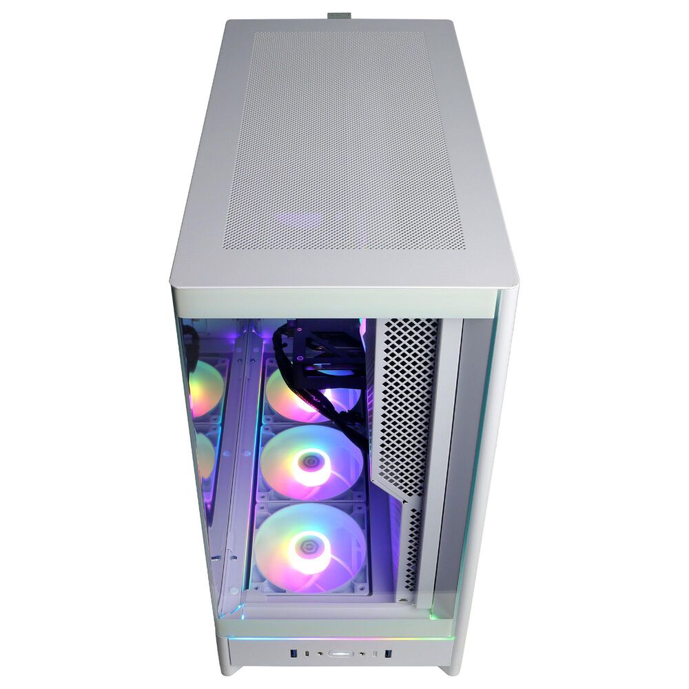 CyberPowerPC Gamer Supreme Gaming Desktop | Intel Core Ultra 7 265KF - 32GB RAM - NVIDIA GeForce RTX 5060 Ti Graphics - 2TB SSD in White, , large