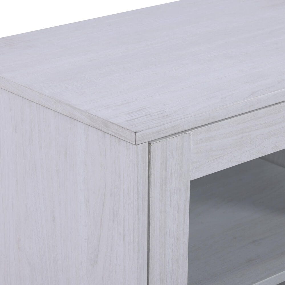 HOMLUX 70" TV Stand Console with Fireplace and LED Storage in White, , large