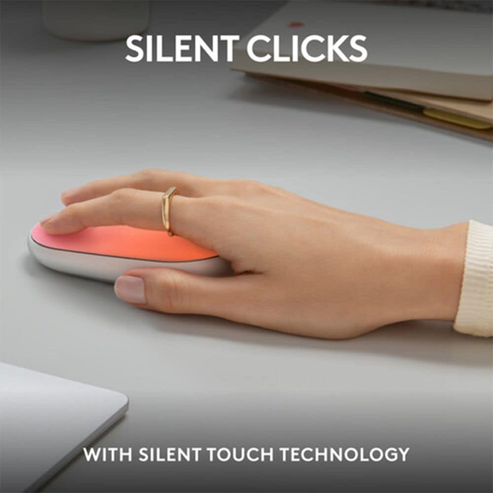 Logitech M340 Wireless Mouse in Sheer Dream, , large
