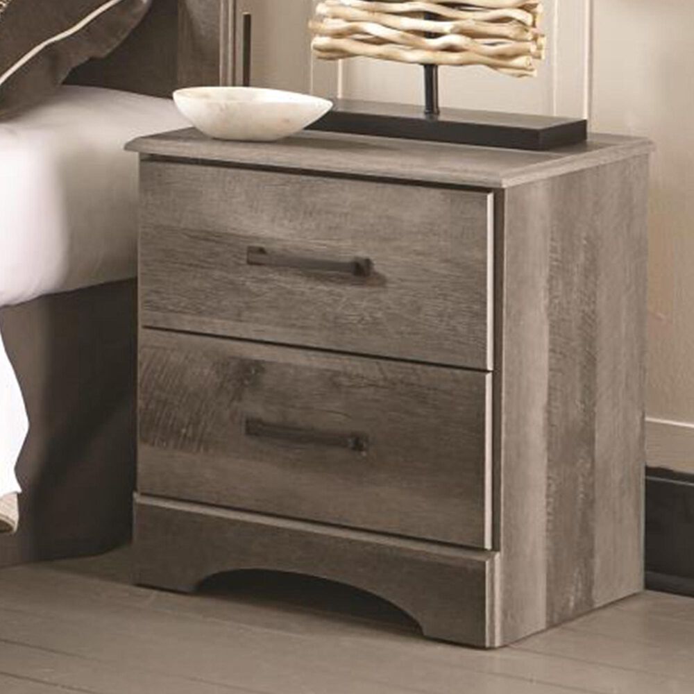 Seven Stars Brinkley 2-Drawer Nightstand in Manslough Oak, , large