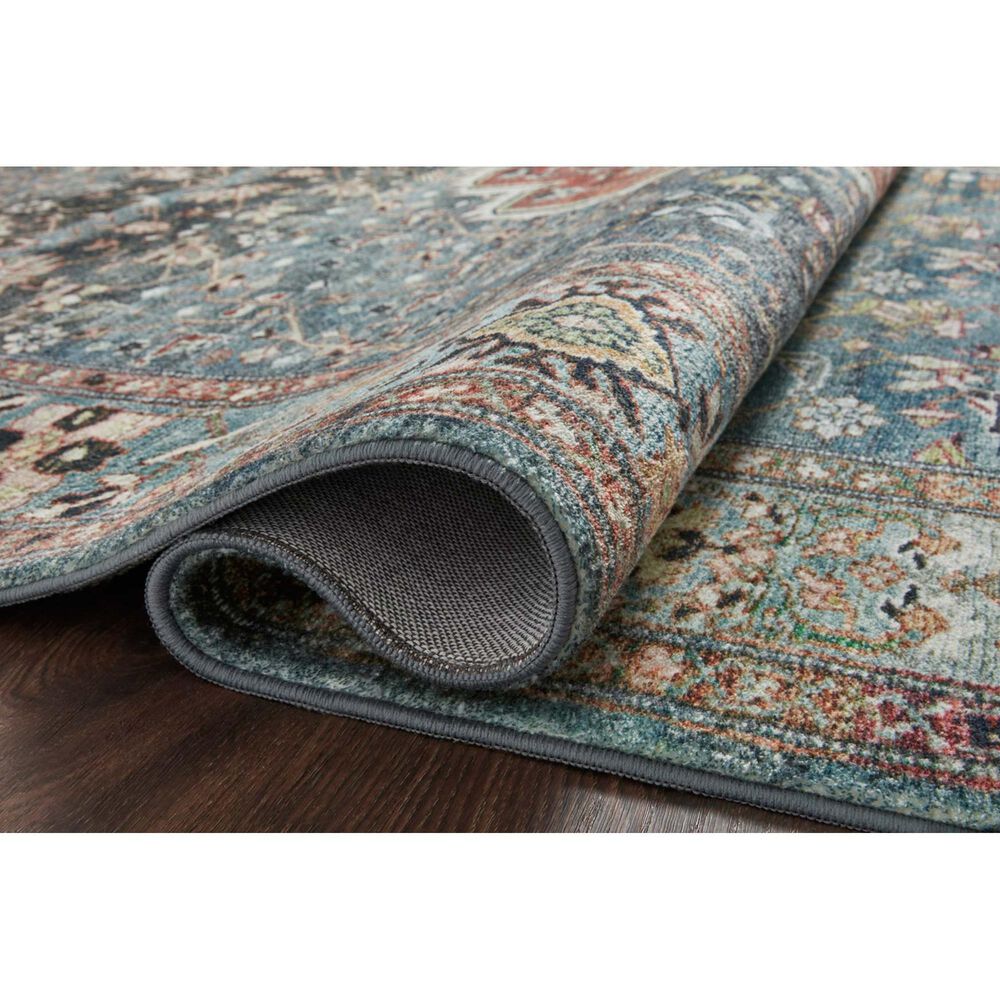 Loloi II Margot 2&#39; x 5&#39; Ocean and Brick Area Rug, , large