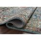 Loloi II Margot 2" x 5" Ocean and Brick Area Rug, , large