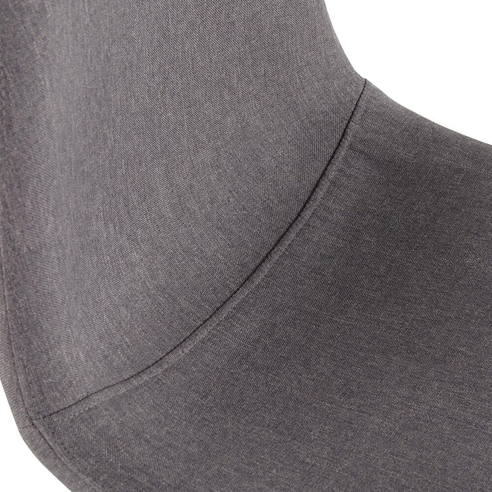 Lumisource Pebble Counter Stool in Charcoal/Walnut &#40;Set of 2&#41;, , large