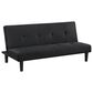 Pacific Landing Stanford Push Back Convertible Sofa Bed in Black, , large