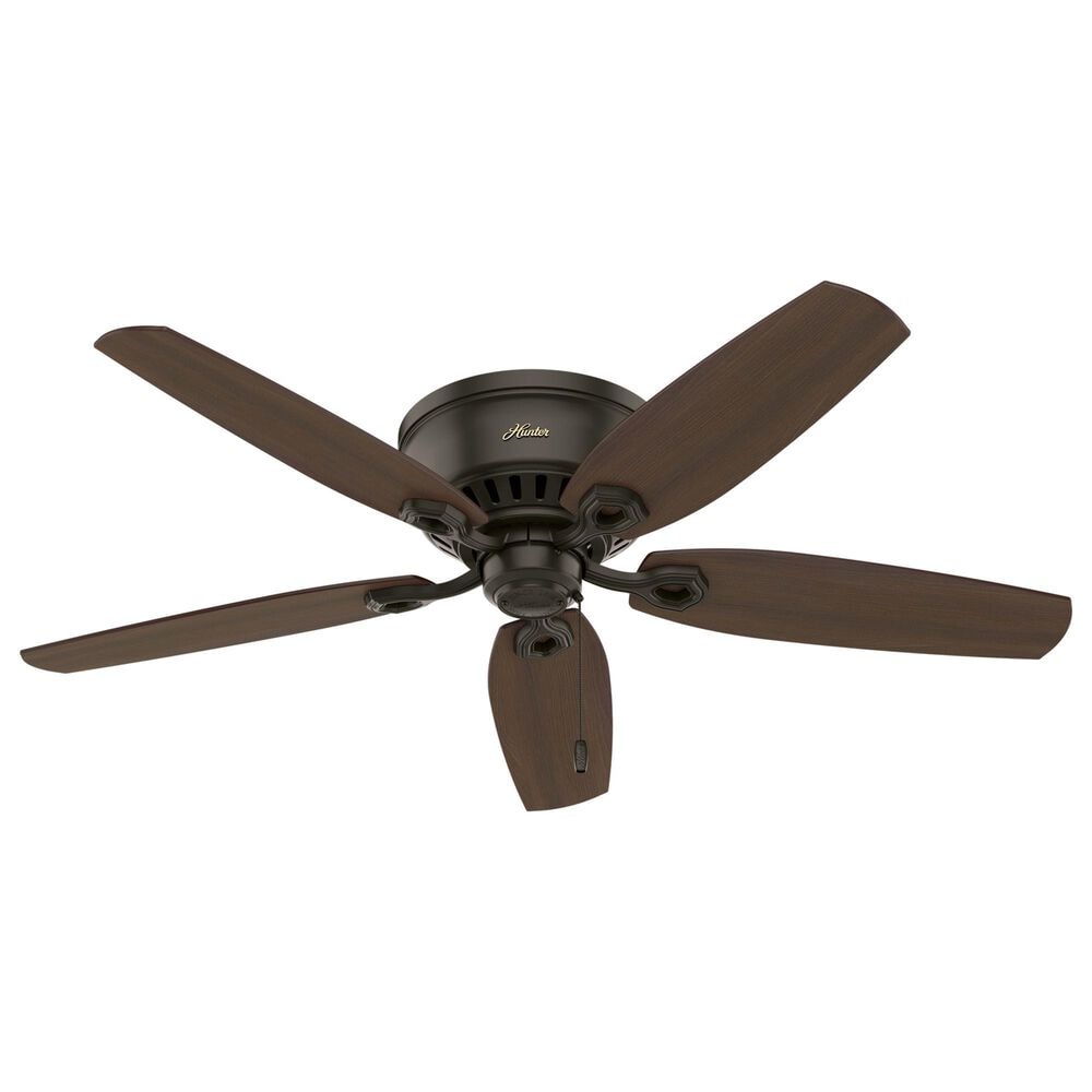 Hunter Builder Low Profile 52&quot; Ceiling Fan with Lights in New Bronze, , large