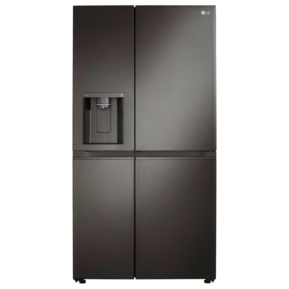 LG 27 Cu. Ft. Capacity Side-By-Side Door-In-Door Refrigerator in Black Stainless Steel, , large