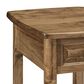 Archbold Furniture Carson 1-Drawer Chairside Table with Shelf in Bark, , large