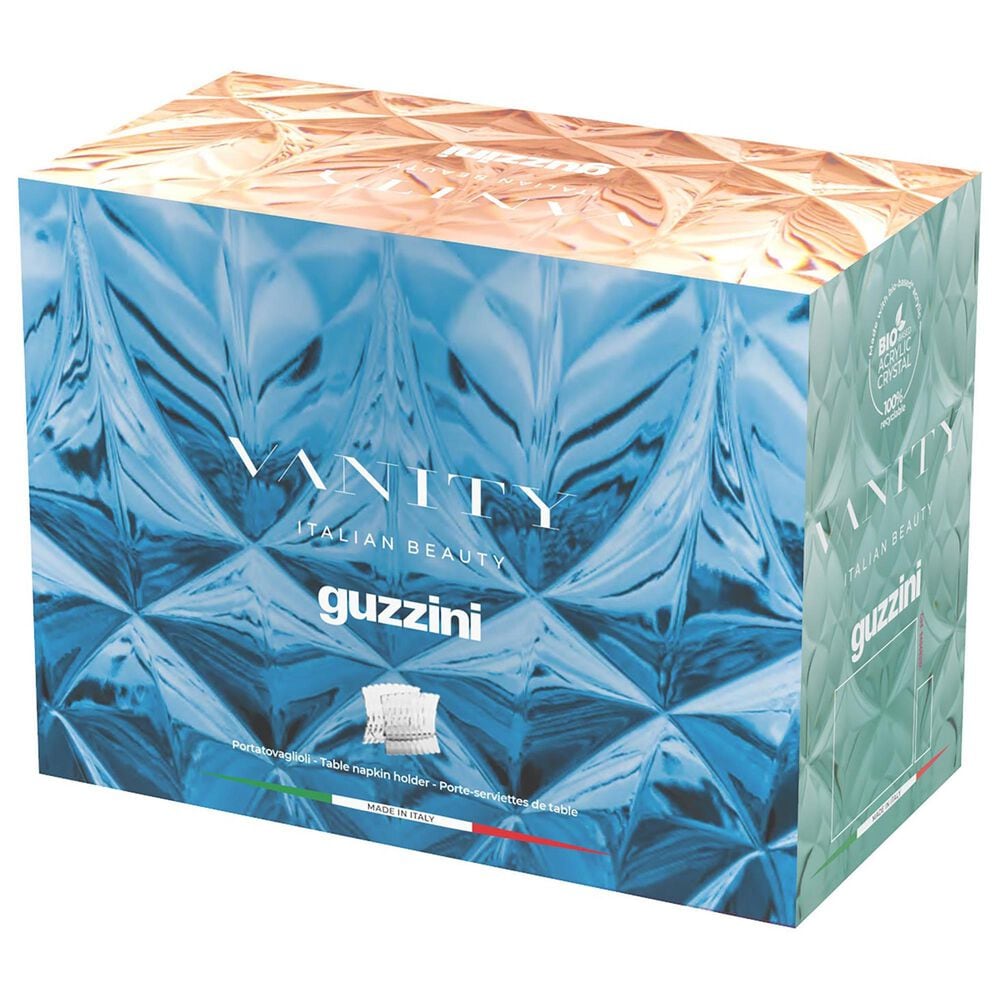 Fratelli Guzzini Vanity Table Napkin Holder in Air Clear, , large