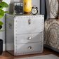 Baxton Studio Serge 2-Drawer Accent Storage Chest in Silver, , large