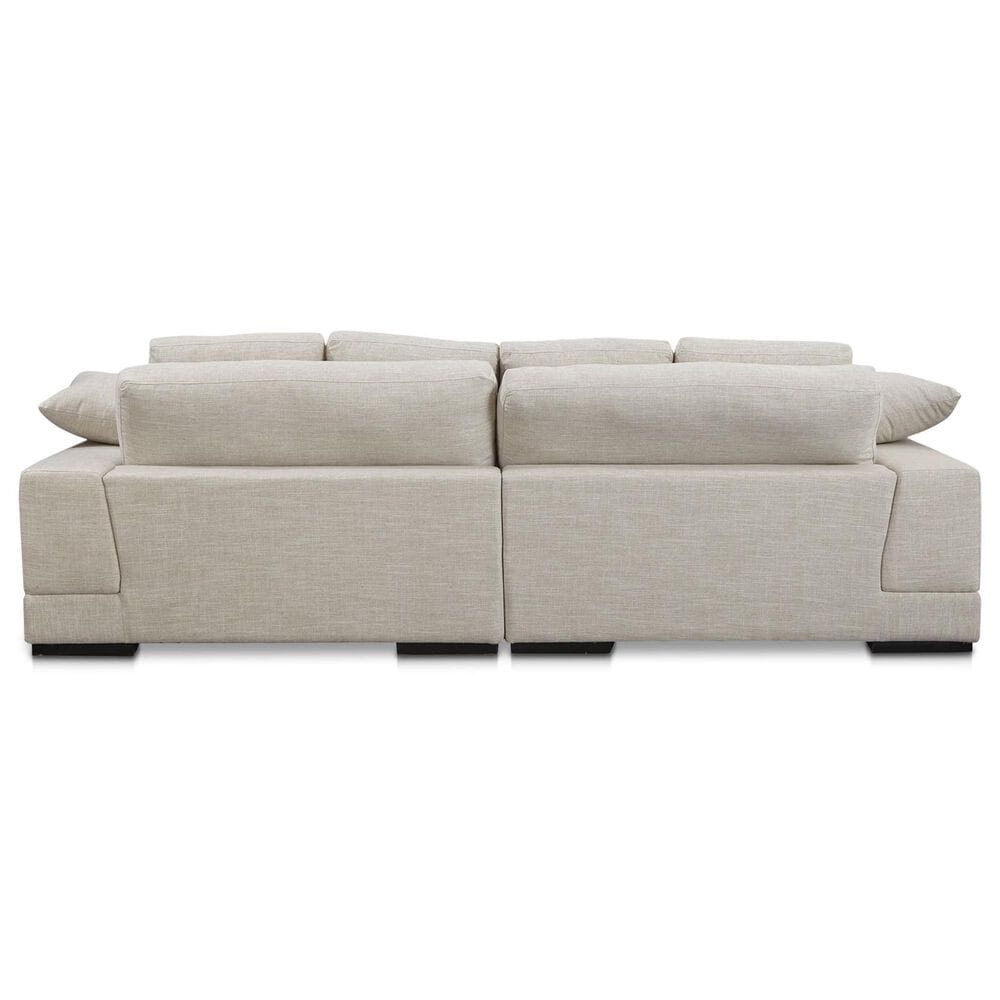Moe&#39;s Home Collection Plunge 2-Piece Stationary Sectional in Sahara, , large