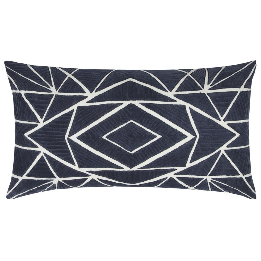 Rizzy Home 14" x 26" Down Pillow in Blue, , large