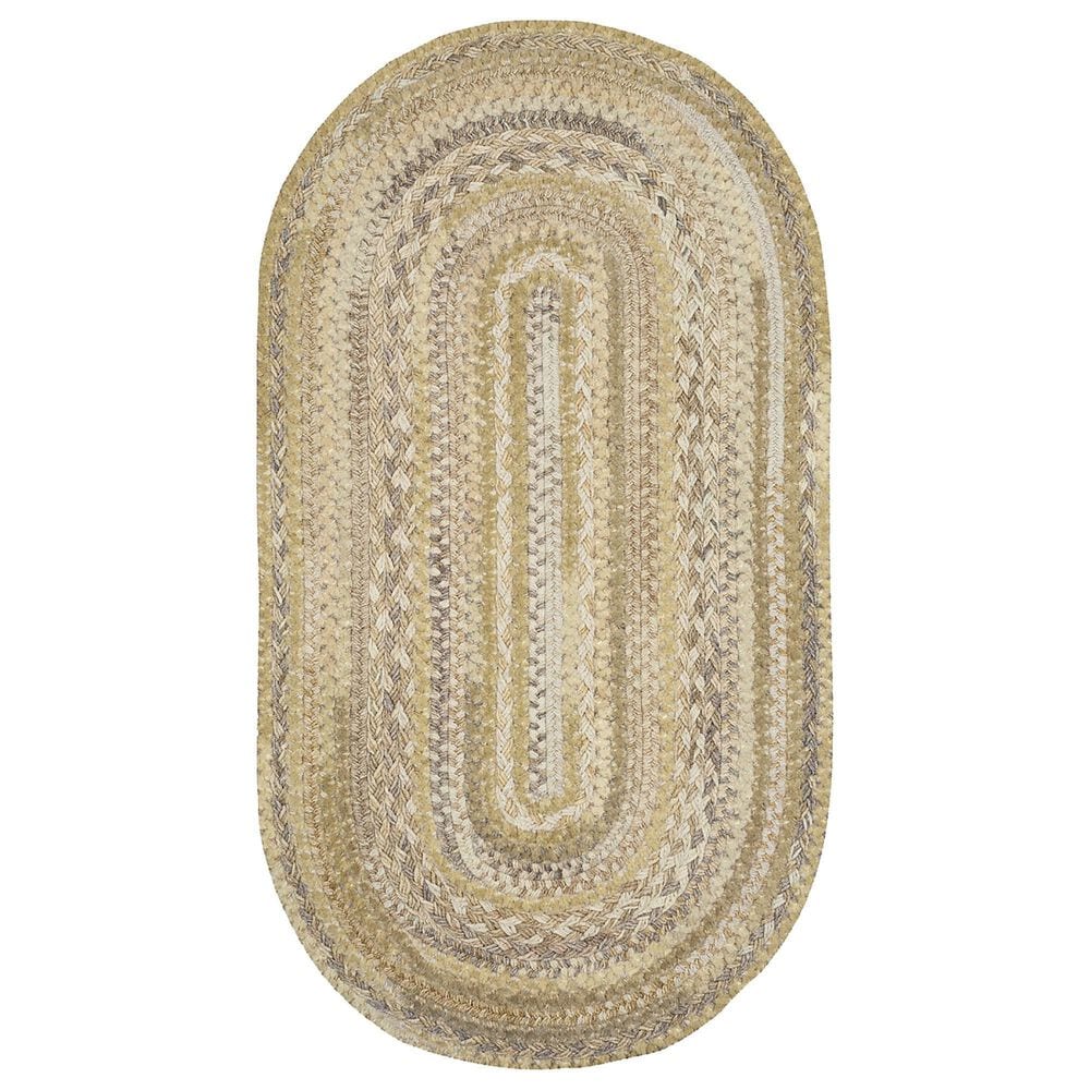 Capel Bayview 0036-760 5' x 8' Oval Neutral Area Rug, , large
