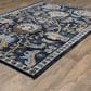 Oriental Weavers Majorca MAJ02 Blue and Multicolor 8" x 10" Area Rug, , large