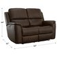 Flexsteel Henry Power Reclining Loveseat with Power Headrest and Lumbar in Hickory, , large