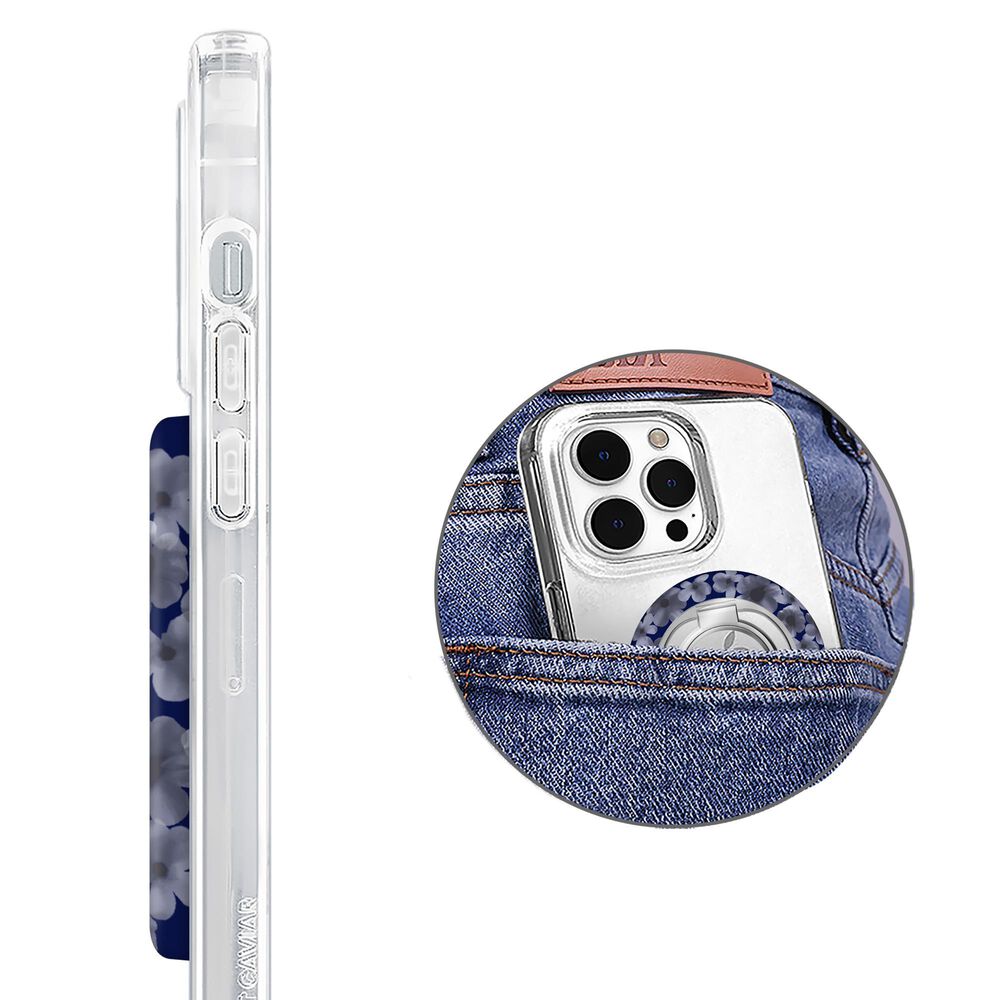 Velvet Caviar MagSafe Grip Ring in Midnight Blossom, , large