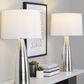 Grandview Gallery Maya 27" Metal Table Lamp in Polished Nickel, , large