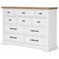 Ashley Ashbryn Dresser in White and Natural, , large