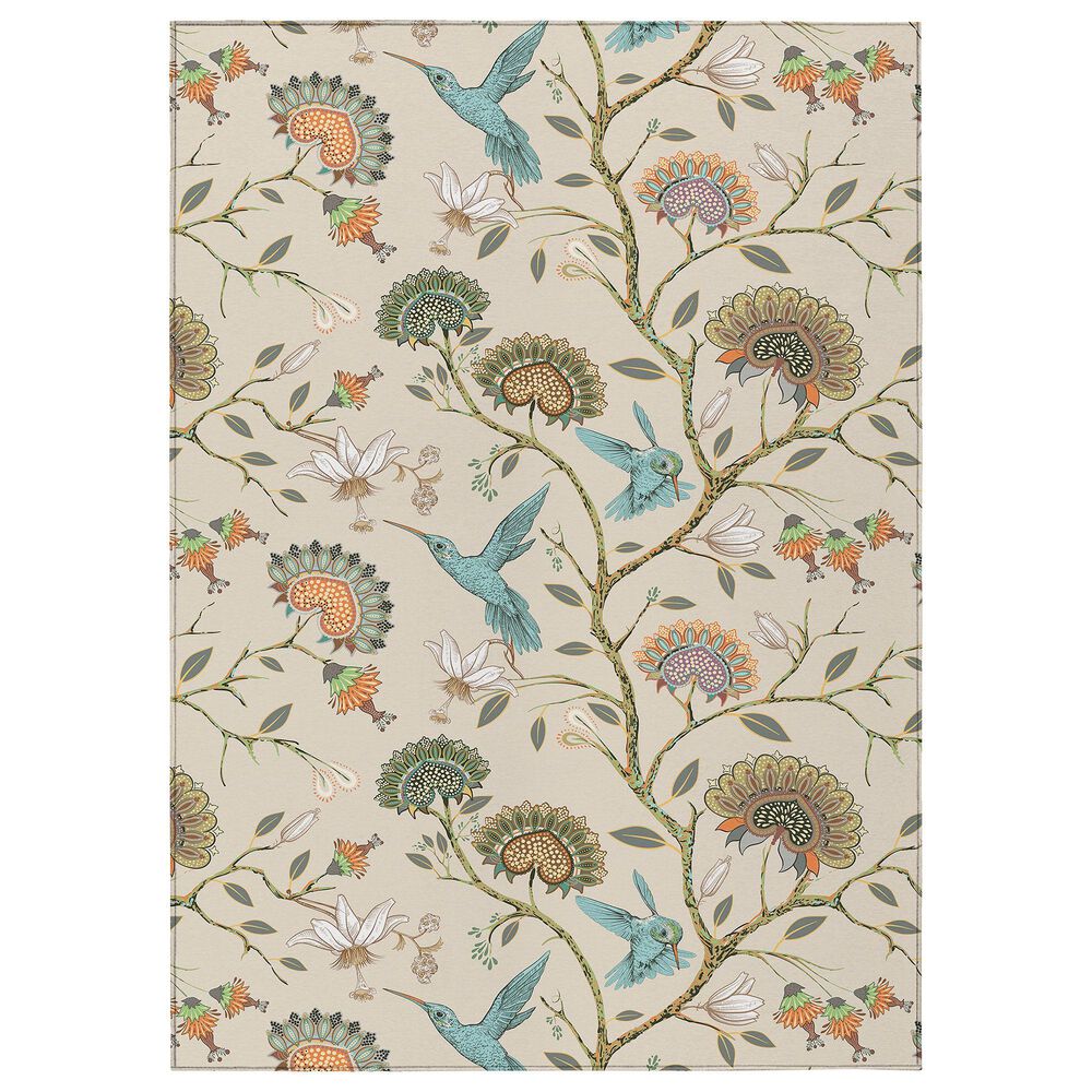 Dalyn Rug Company Kendall KE19 8" x 10" Putty Area Rug, , large