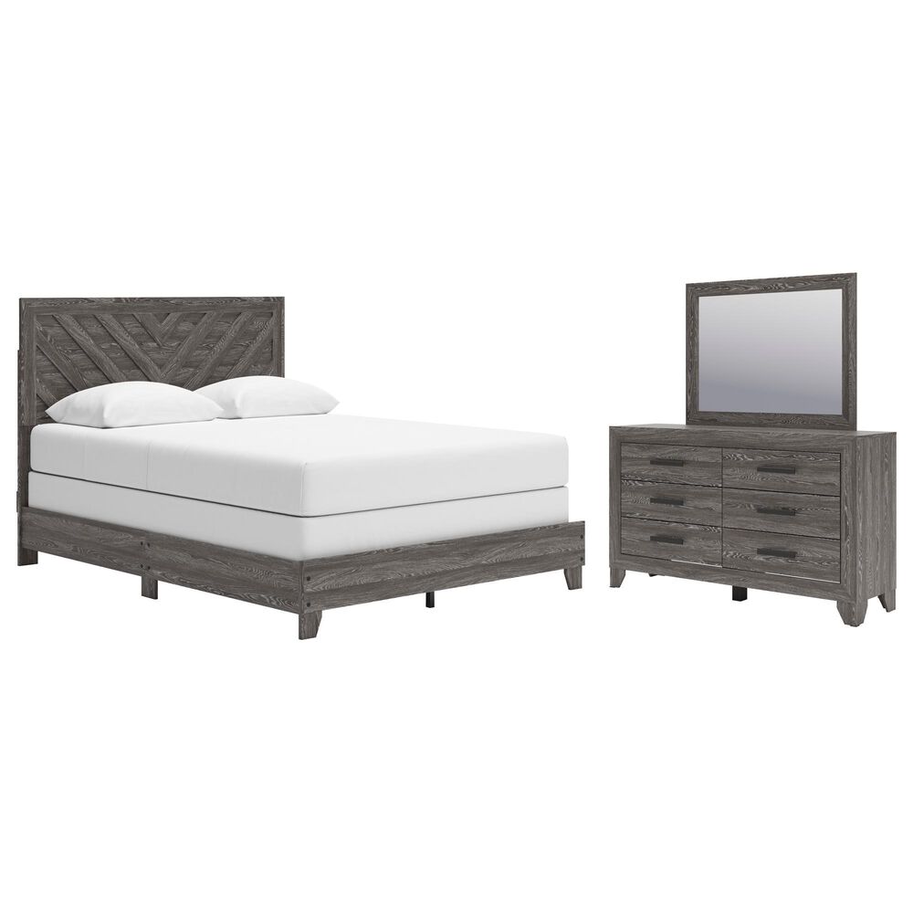 Ashley Sylveri 3-Piece Queen Bedroom Set in Gray Laminate, , large