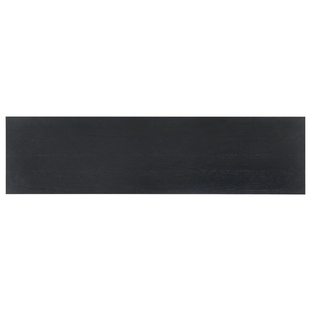 Ironleaf Riviera Media Console with 42" Fireplace Insert in Black, , large