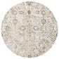 Surya Brunswick 6"7" Round Taupe, Light Beige, Olive, Gray and Deep Teal Area Rug, , large