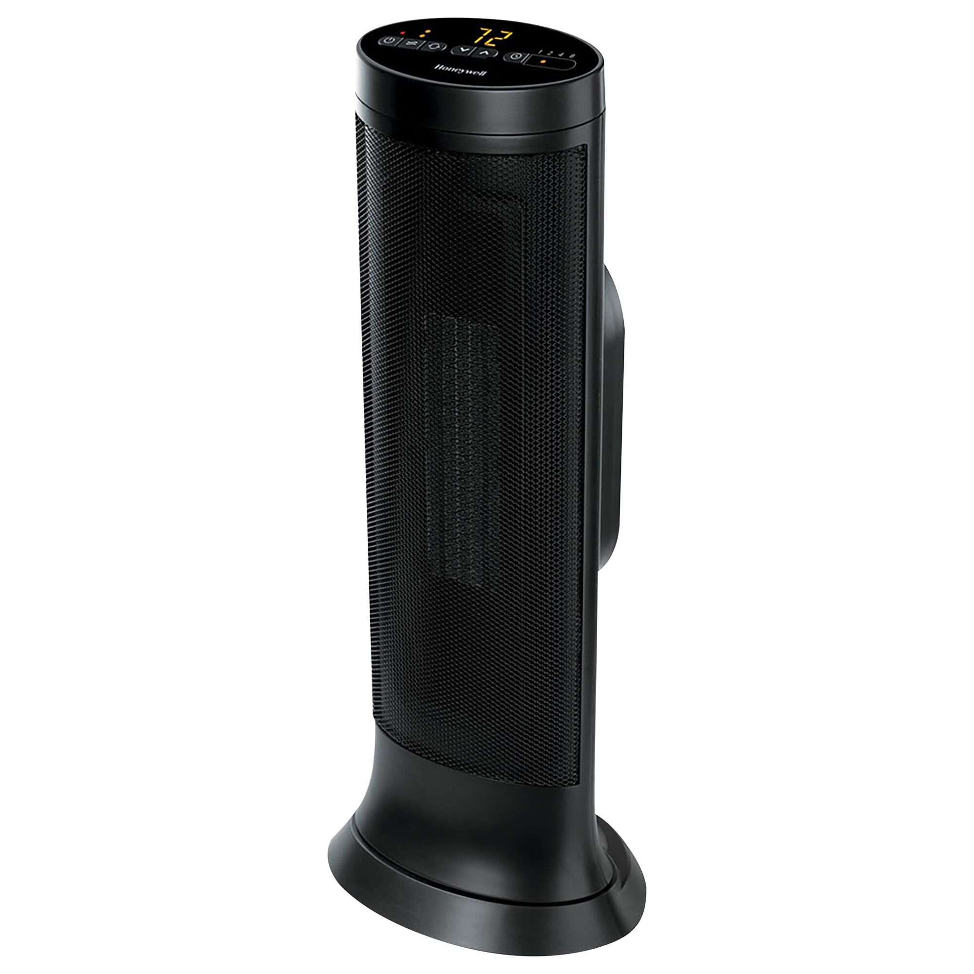 Honeywell Slim Ceramic Tower Whole Room Heater in Black NFM