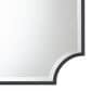 Baxton Studio Parcenet Metal Accent Wall Mirror in Black, , large