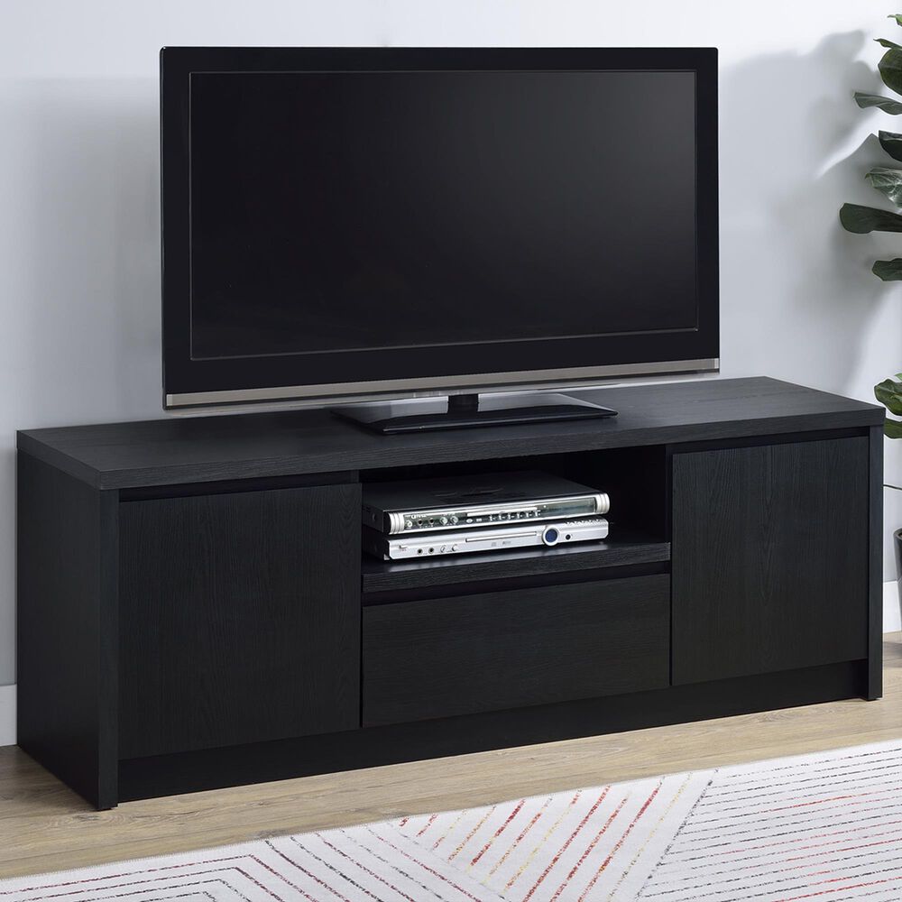 Coaster Winfield 60" TV Stand in Black, , large