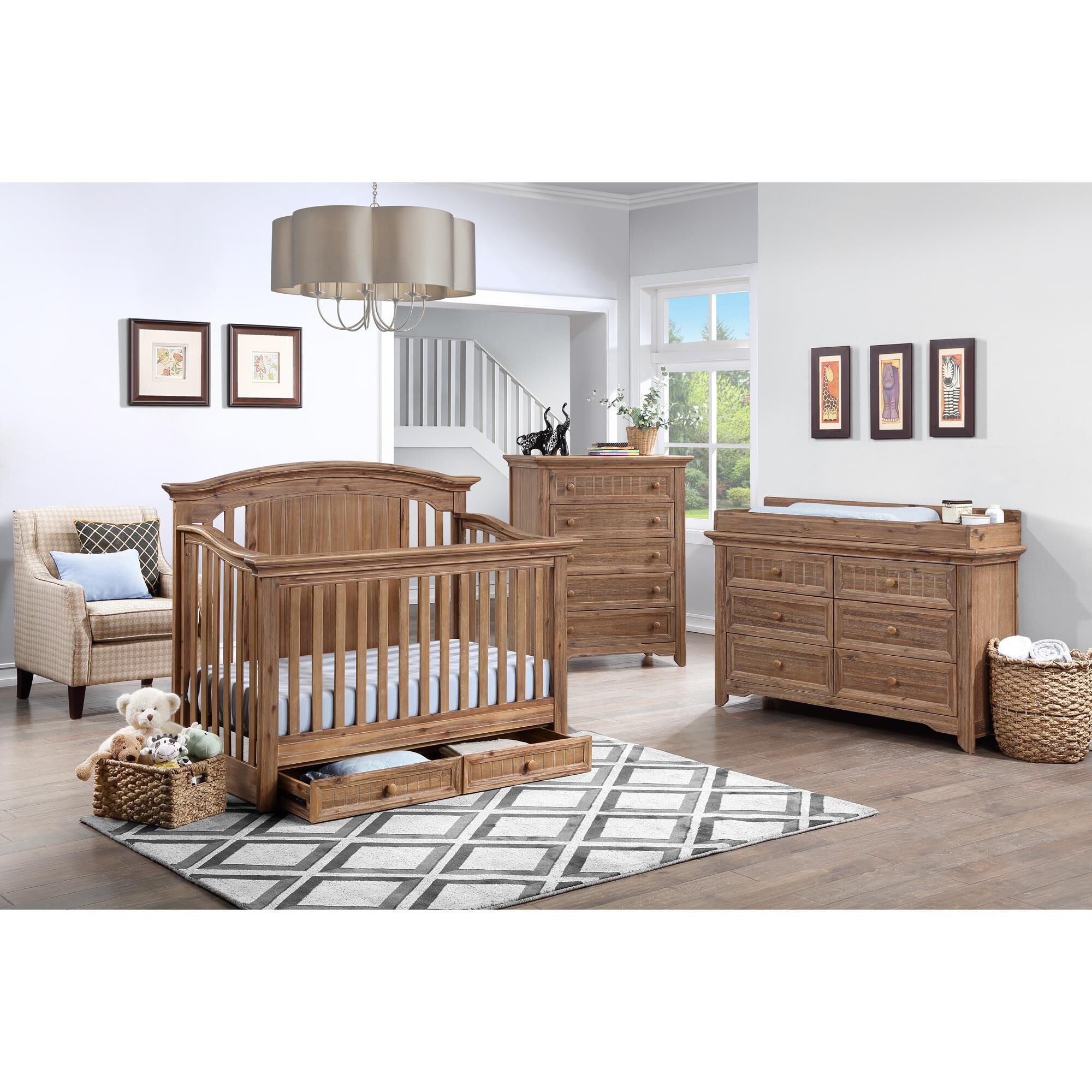 Suite Bebe Winchester 4 In 1 Crib in Biscotti NFM