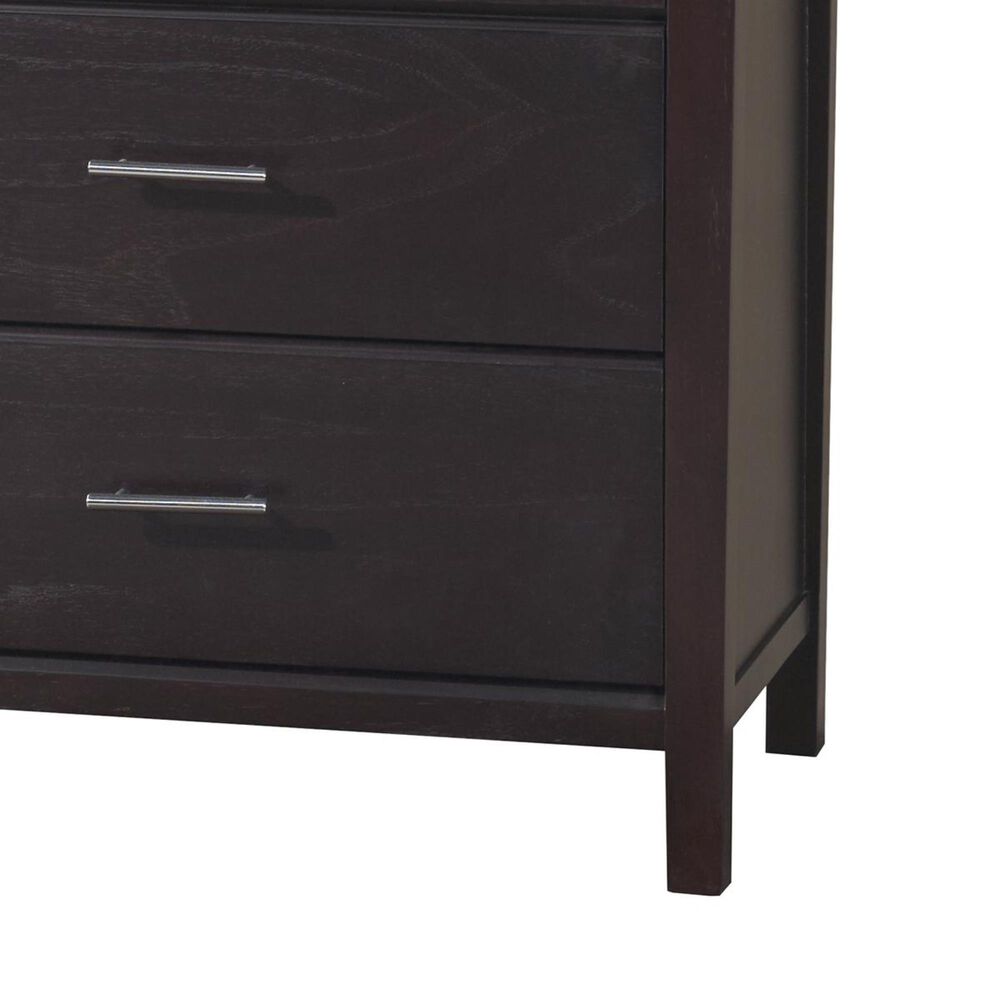 37B Nevis 5 Drawer Chest in Espresso, , large