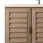 James Martin Vanities Portland 48" Single Bathroom Vanity in Whitewashed Walnut with 3 cm Eternal Marfil Quartz Top and Rectangular Sink, , large