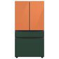 Samsung Bespoke 4-Door French Door Refrigerator Top Panel in Clementine Glass, , large
