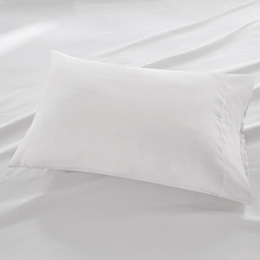 Hampton Park Madison Park 4-Piece Luxurious Brushed Microfiber Deep Pocket King Sheet Set in White, , large