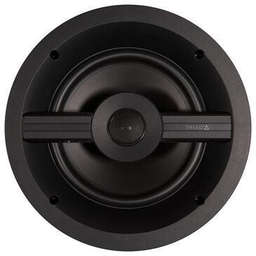 Triad In-Ceiling 8" Dual Tweeter Open Back Speaker in Black, , large