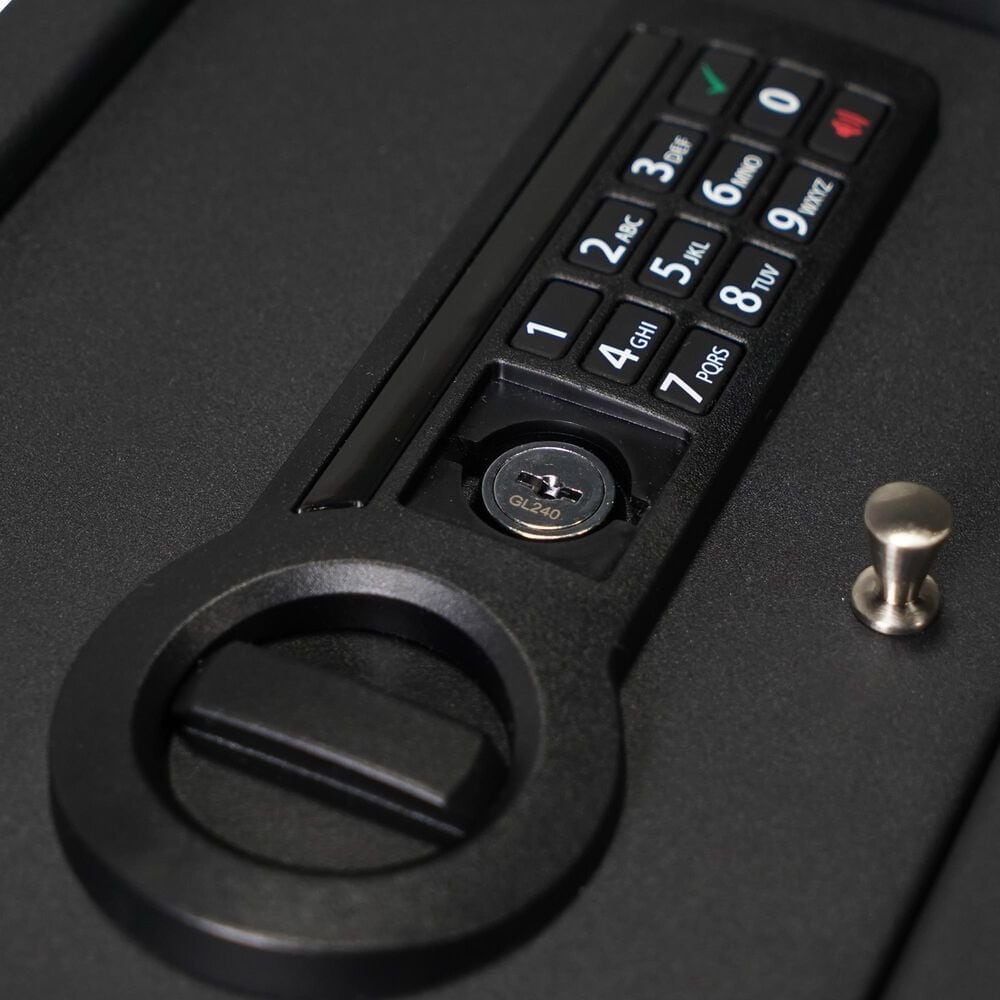 Stack-On Drawer Safe with Electronic Lock in Black, , large