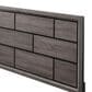 Crown Mark Akerson King Panel Bed in Grey, , large
