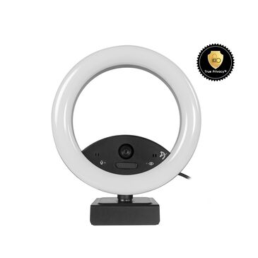 Arozzi Occhio Webcam with Ring Light, , large