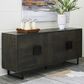Ashley Kevmart Accent Cabinet in Grayish Brown and Black, , large