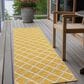 Dalyn Rug Company York 2"3" x 12" Gold Indoor/Outdoor Runner, , large