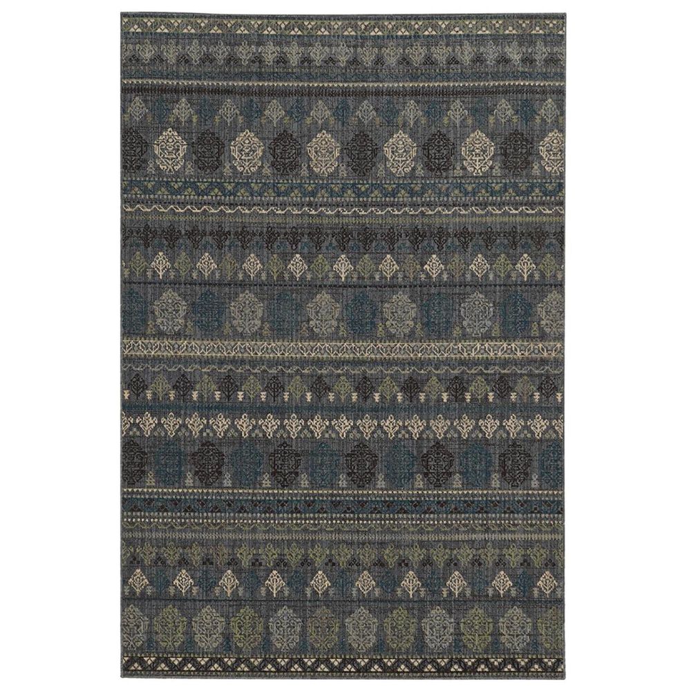 Oriental Weavers Vintage 591E2 3'10" x 5'5" Blue Area Rug, , large