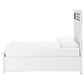 Ashley Queen Storage Bed and Two Nightstands in White and Natural, , large