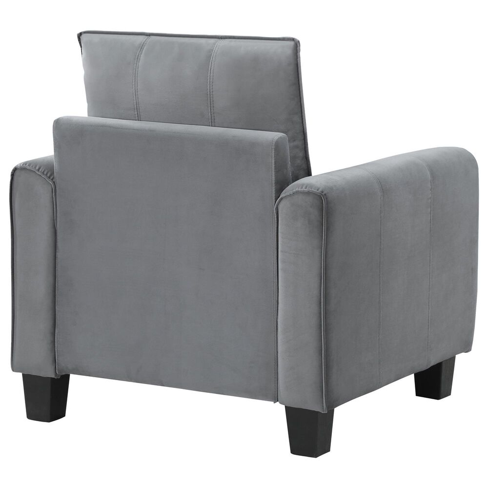 Coaster Davis Accent Arm Chair in Grey, , large