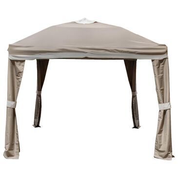 Furniture of America 10" Beige Pop-Up Gazebo without Base, , large