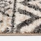Central Oriental Tulsa Nicole 5" x 7"3" White Sand and Armor Grey Area Rug, , large