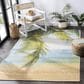 Safavieh Barbados BAR560 6"6" x 9"4" Gold and Blue Indoor/Outdoor Area Rug, , large