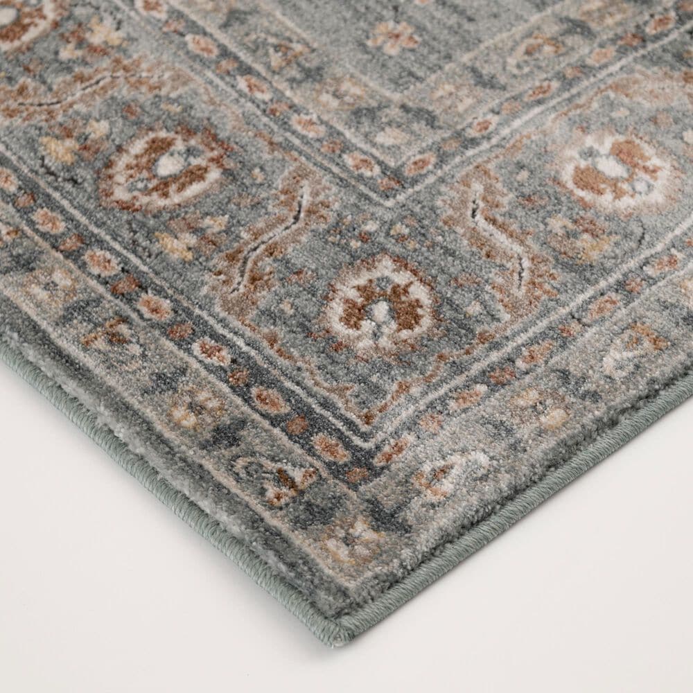 Central Oriental Tupelo Harbor and Sandstone 7'10" x 9'10" Area Rug, , large