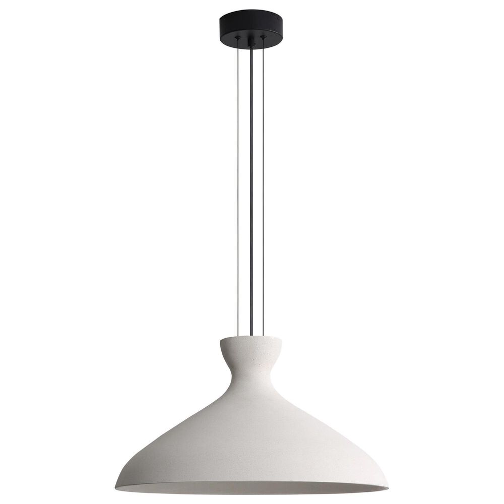 Golden Lighting Aethera 22" 1-Light LED Pendant in White Sandstone, , large