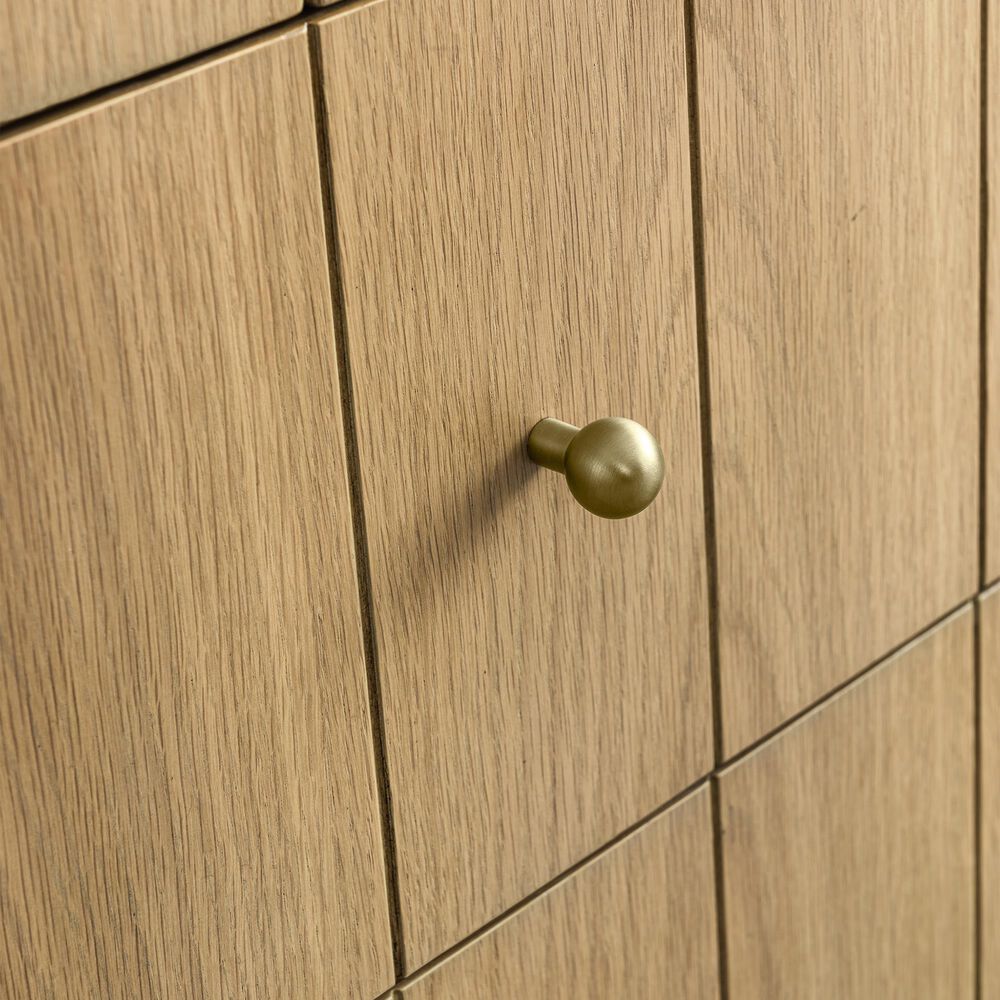 James Martin Vanities Hudson 60" Single Bathroom Vanity in Light Natural Oak with 3 cm Victorian Silver Quartz Top and Rectangular Sink, , large